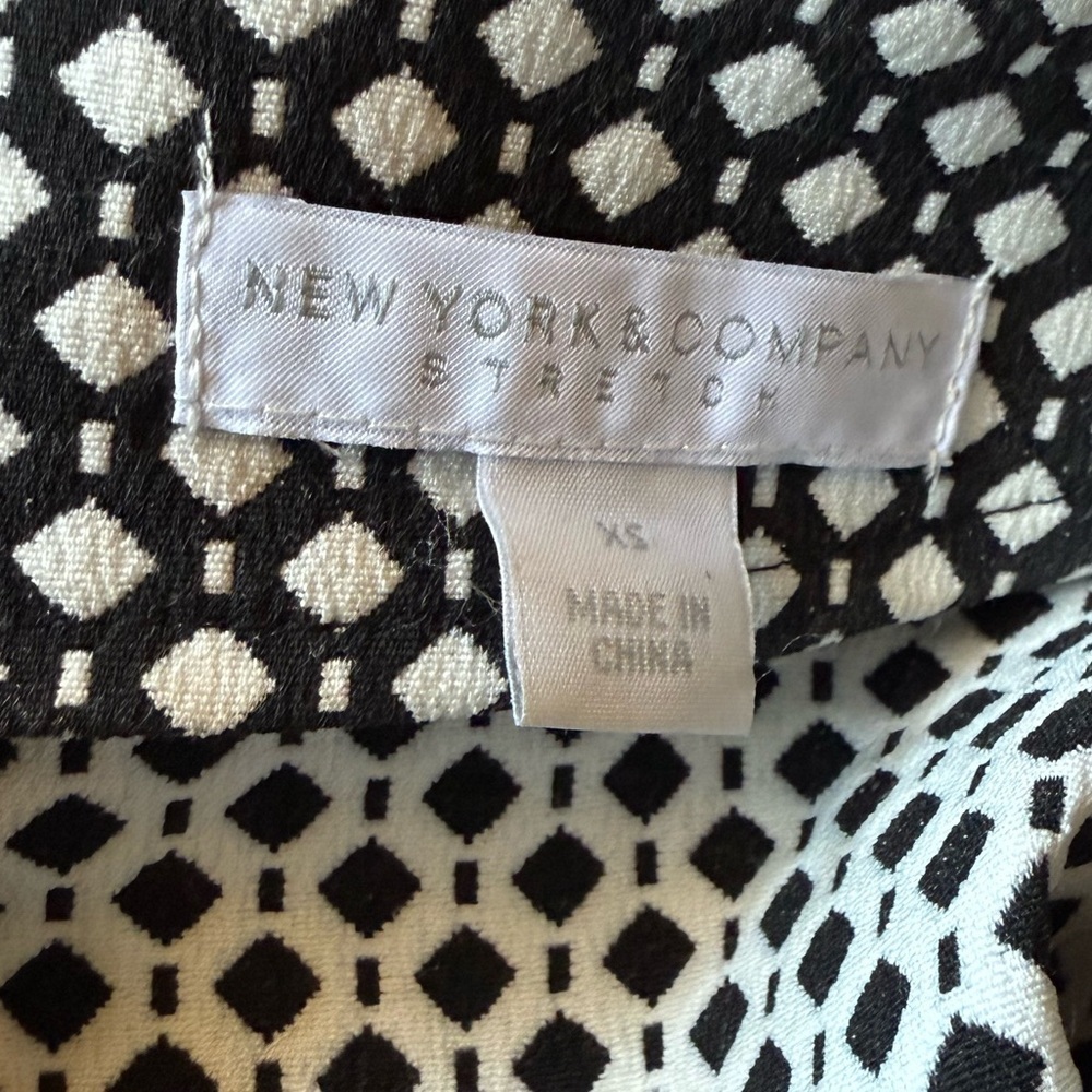 New York & Company Vintage Argyle Dress – Size XS - Picture 3 of 3